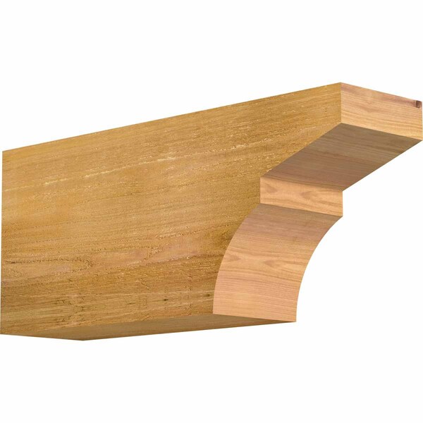 Ekena Millwork Monterey Rough Sawn Rafter Tail, Western Red Cedar, 6"W x 10"H x 24"L RFT06X10X24MON00RWR - main